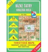 Mapa-Nízke Tatry, Kráľova Hoľa, 1:50 000