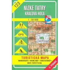 Mapa-Nízke Tatry, Kráľova Hoľa, 1:50 000