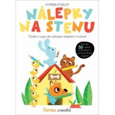 Vyfarbi a nalep- Nálepky na stenu-Domáce zvieratká