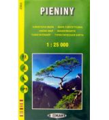 Mapa - Pieniny, 1 : 25000