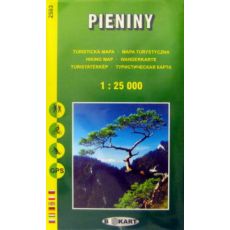 Mapa - Pieniny, 1 : 25000