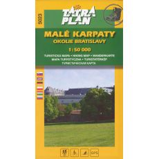 Malé Karpaty,okolie Brat.,1:50 000