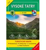 Mapa - Vysoké tatry, 1:50 000