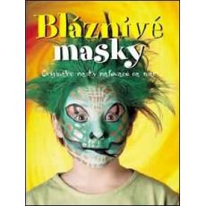 Bláznivé masky-kniha-Originálne masky maľ. na tvár