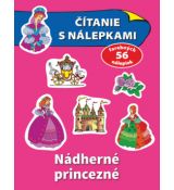 Čítanie s nálepkami. Nádherné princezné