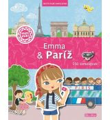 Emma a Paríž - 250 samolepiek