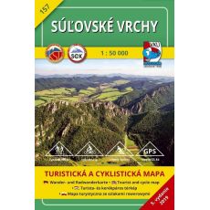 Mapa - Súľovské vrchy, 1:50 000