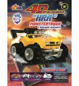 4D hra - omaľovanka Monster Truck