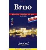 Brno - plán mesta 1:16 000