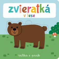 Zvieratká v lese - knižka s puzzle