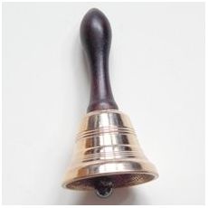 Zvonček - zlatý, drevený