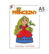Omaľovánka A5 Princezny