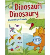 Omalovánky / Maľovanky - Dinosauři / Dinosaury