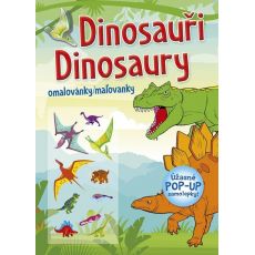 Omalovánky / Maľovanky - Dinosauři / Dinosaury