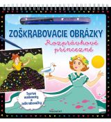 Zoškrabovacie obrázky - Rozprávkové princezné