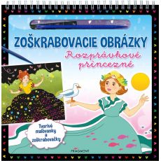 Zoškrabovacie obrázky - Rozprávkové princezné