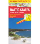 Mapa - Baltské štáty