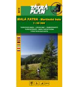 Mapa - Malá Fatra-Martinské Hole  1 : 50 000