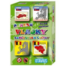 Pexeso v krabičke - Vlajky európskych štátov