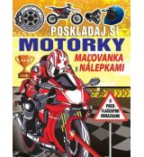 Poskladaj si motorky - maľovánka s nálepkami