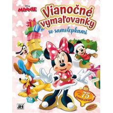 Minnie - Vianočné vymaľovanky so samolepkami