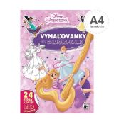 Vymaľovanky A4+/ Princezné