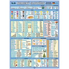 Kartička - Nemecký slovníček 2800 slovíčok