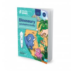 Kúzelné čítanie - Dinosaury, samolepková knižka
