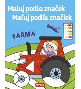 Maľuj podľa značiek - Farma