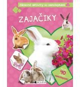 Zábavné aktivity so samolepkami - Zajačiky