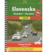 Mapa - Slovensko 1:200 000