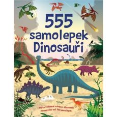 555 samolepek Dinosauři