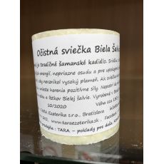 Očistná sviečka - Biela šalvia - mini