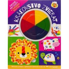 Kráľovstvo zvierat - kniha aktivít s farebou ...