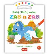 Maľuj vodou zas a zas - Dinosaury