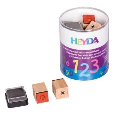 Drevené pečiatky - Matematika 15 ks