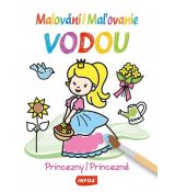 Maľovanie vodou - Princezné