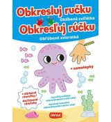Obkresľuj rúčku - Obľúbené zvieratká
