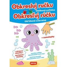 Obkresľuj rúčku - Obľúbené zvieratká