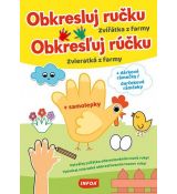 Obkresľuj rúčku - Zvieratká z farmy