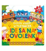 Puzzle vláčik Výletníček: Ide sa na dovolenku