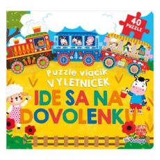 Puzzle vláčik Výletníček: Ide sa na dovolenku