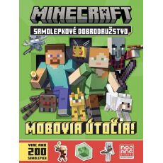 Minecraft - Mobovia útočia - samolepkové dobrodruž