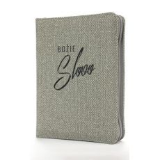 Biblia ekumenická s DT - sivá so zipsom (vreckový formát) 2023