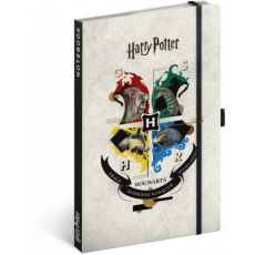 Notes Harry Potter, linajkovaný, 13 × 21 cm