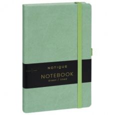 Notes Zelený, linajkovaný, 13 × 21 cm