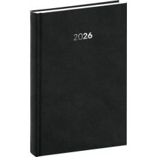NOTIQUE Denný diár Balakon 2026, čierny, 15 x 21 cm
