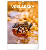 NOTIQUE Nástenný Včelársky kalendár 2026, 33 x 46 cm