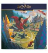 NOTIQUE Poznámkový kalendár Harry Potter 2026, 30 x 30 cm