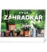 NOTIQUE Stolový kalendár Záhradkár 2026, 23,1 x 14